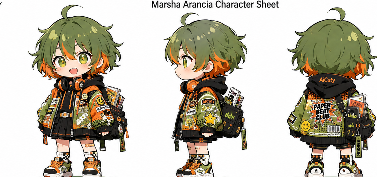 Marsha Arancia official character sheet