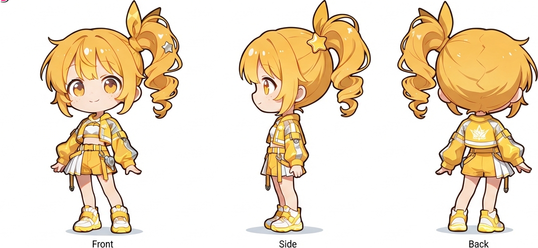 Mei Soleil official character design