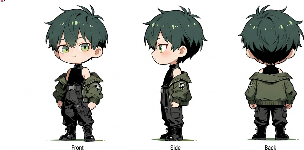 Nao Verde official character design